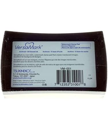 Tsukineko VM000001 Full-Size VersaMark Pigment Inkpad  3-Inch X 2-Inch  Clear - Buy Online on GoSupps.com