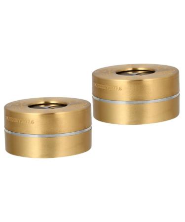 Beavorty 2 STK MOXIBUSITION-BOX copper moxa burner portable moxa box smoke-free moxibusion box adjustable moxibusion box moxibusion pot moxibuscy instrument massage pure copper 8x8cmx2pcs goldenx2st