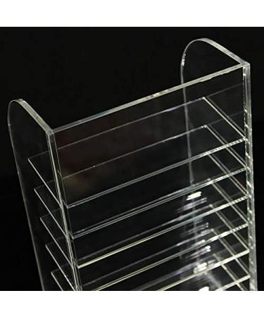 Anncus Clear Acrylic 8 layers Powder Blush MakeUp Organizer Cosmetic Storage Box Makeup Eye Shadow Lipstick Storage Display - (Color: Clear) - Buy Online on GoSupps.com