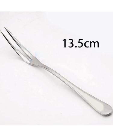 Forks Stainless Steel Fruit Fork Dessert Fork Eco-Friendly Two Tooth Dinner Forks Fork Kitchen BBQ Tool - Buy Online on GoSupps.com