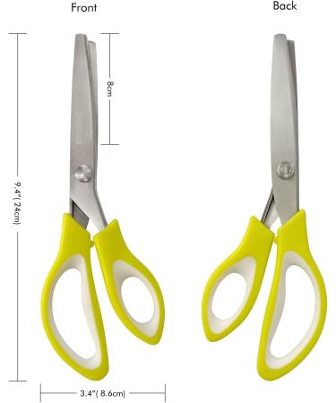 Pinking Shears for Fabric Pinking Sewing Fabric shears Zig Zag Sewing scissors  Heavy Duty  Sharp and Durable Blade  Nice Clean Cutting  Comfortable Grip  Easy to Use  9.5'' - Buy Online on GoSupps.com