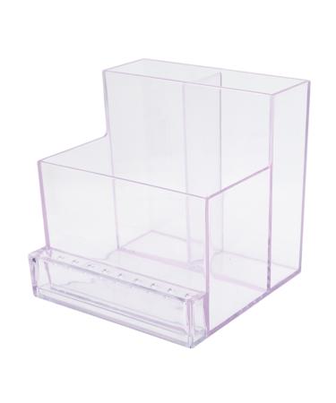 10Hole Nail Drill Machine & Bits Storage Box Nail Drill Grinding Bit Organizer Nail Drill Tool Displayer Holder Case Nail Drill Bits Holder Organizer Pink Purple