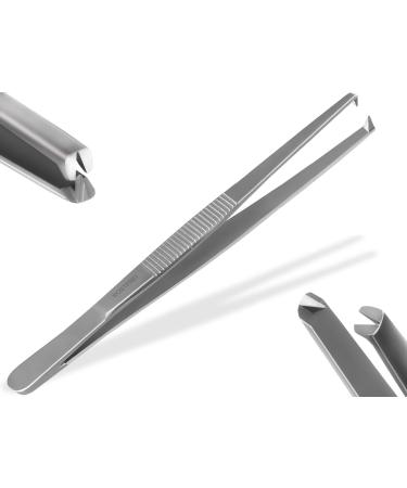 Professional tweezers straight 10.5 cm to 60 cm SELECTION with internal teeth NEW (14.5 cm) 14.5 cm (1 pack) - Buy Online on GoSupps.com