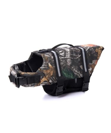 Shtgoi Dog Chest Reflecting Rescue Answering for Dogs with rescue handle Pets Pets Wowing Answest puppy Safety Swimming suits Dog vests For swimming boating water camouflage 1# camouflage 1# xxl