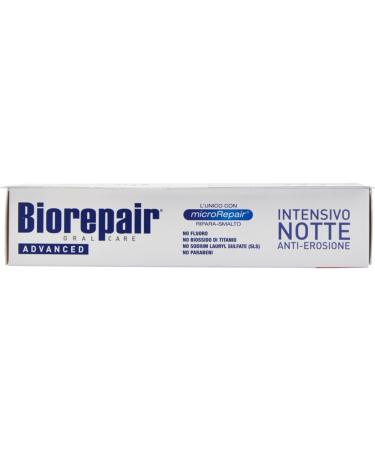 Biorepair Intensive Night Repair Toothpaste with Microrepair | 2.5 oz (75ml) Tube | Italian Import by Coswell S.P.A. - Buy Online on GoSupps.com