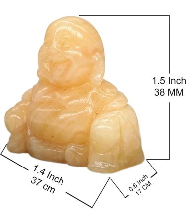 TRUSTTWO 1.5" Buddha Statue Natural Healing Crystal Reiki Chakra Spiritual Hand Carved Stone Maitreya Figurine Crafts Home Lucky Decor The White Turquoise - Buy Online on GoSupps.com
