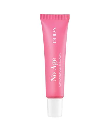 Pupa Milano No Age Contour and Eyelids 0.5 oz - Eye Cream - Under Eye Cream - Eye Firming Plumping - With Cranberry Extract - Brightening Eye Cream