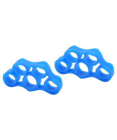 Finger Strength Exerciser Portable 2 Pcs Improve Finger Grip Finger Movement Washable Finger Strengthening for Elderly to Exercise Royalblue 8.8lb