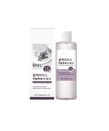 Black Rice & Hyaluronic Acid Hydrating Toner for Deep Moisture & Antioxidant Care Alcohol-Free & Gentle Formula Fragrance Free Deep Hydration 120ml / 4 fl oz