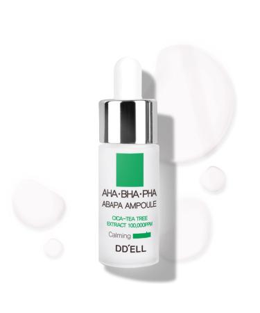 DD ell Ampoule Cica Concentrated Extract 50 000ppm AHA BHA PHA | Korean Skin Care | Relief Calming Brighter Rejuvenate and Repair Skin | Intensive Ampoule 0.33 fl. oz. ABAPA