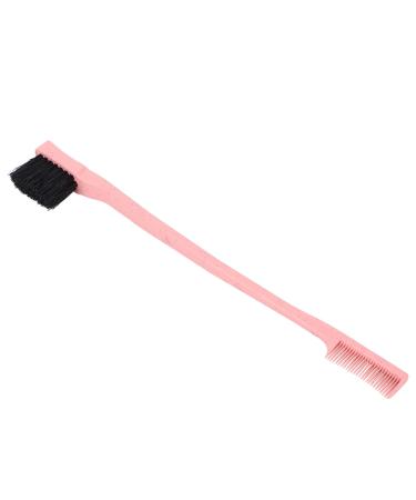 Eyelash Comb Multipurpose Universal Brow Brush Ergonomic Design for Beauty Salon for Hairdressing Shop for Home(red)