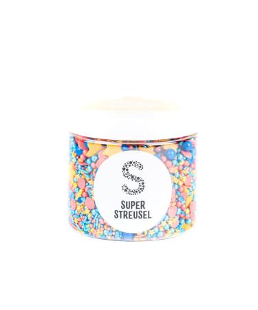 Super Sprinkle Superheld (180g) | EU Sugar Sprinkles for Cakes & Biscuits | Azo Dye-Free Streusel Mix from Hamburg - Buy Online on GoSupps.com
