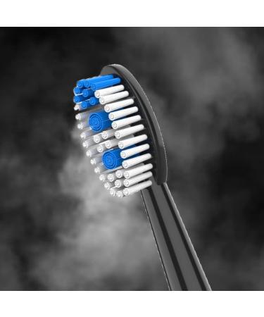 NetGen Replacement Sonic Toothbrush Heads - Soft & Comfortable - Compatible with All Models - Black (Pack of 2) - Buy Online on GoSupps.com
