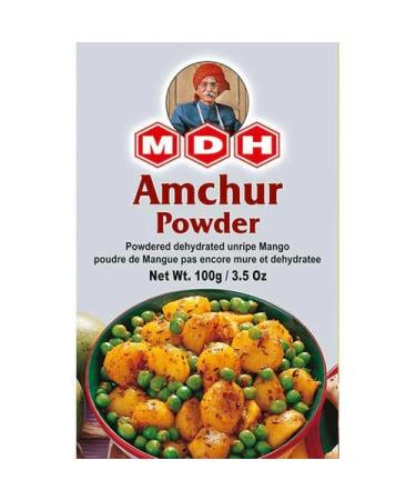 MDH Various Seasoning Masala Powder - A Mixture of Spices Adds Taste - Aromatic & Enhances the flavor of the meal -Simplifies & Speeds Up The Cooking Process (Amchoor Powder (100g) Pack of 1)