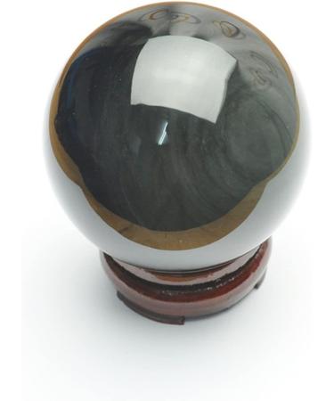Natural Crystal Rough Natural Sphere 1pc Natural Black Obsidian Sphere Large Crystal Quartz Balls for Decorative (Color : 50-60mm) - Buy Online on GoSupps.com