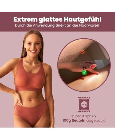 Capillum Amove Aloe Vera 4 x 300 g premium hair removal cream for women gentle hair removal powder for women painless shower intimate hair removal cream without additives with neutral scent - Buy Online on GoSupps.com