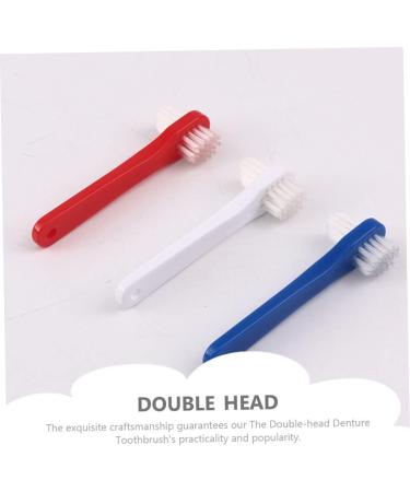 Clispeed Double-Headed Toothbrush for Prostheses - 6 Pack | Ideal for Dentures & Partial Dentures - Buy Online on GoSupps.com