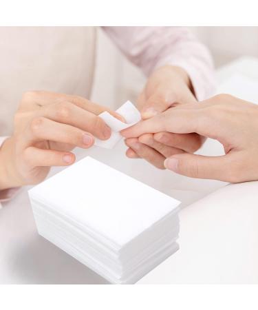 Lint-Free Nail Wipe Pads - 1000 Pcs Nail Polish Cleaning Remover Wipes for Nails, Eyelashes, Lips - Buy Online on GoSupps.com