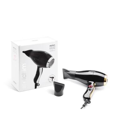 Elchim 3900 Healthy & Light Ionic Professional Hair Dryer - Lightweight 2 Concentrators Black & Gold - International Shipping Available - Buy Online on GoSupps.com