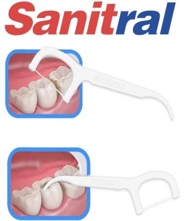 White Glo Professional Choice Toothpaste & Toothbrush Set - Extra Strength 100 ml + Sanitral 50 Dental Floss Sticks | International Shipping Available - Buy Online on GoSupps.com