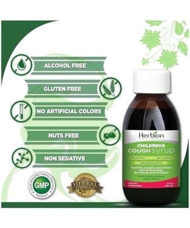 Herbion Children's Cough Syrup 150ml - Soothing Relief for Kids - Buy Online on GoSupps.com