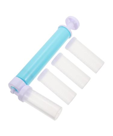 FELTECHELECTR Glitter Decor 1 Set Coloring Cookies for Tube Pump Duster Lightweight Decorating Machine Toning Making Tools Blue 25X11.6X3.8CM