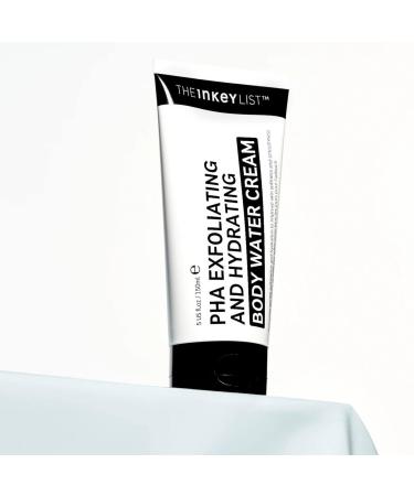The INKEY List PHA Body Water Cream - 2-in-1 body moisturizer for exfoliation & hydration White