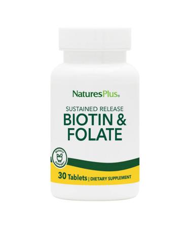 Nature's Plus Biotin & Folate 30 Tablets