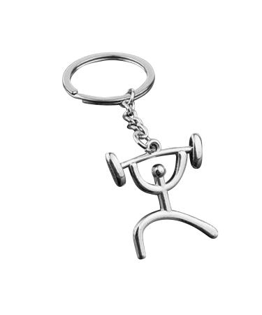 Sportigo Weightlifting Keyring Bodybuilder/Fitness/Dumbbell/Training/Strength Training/Key Chain Gift Gift Idea