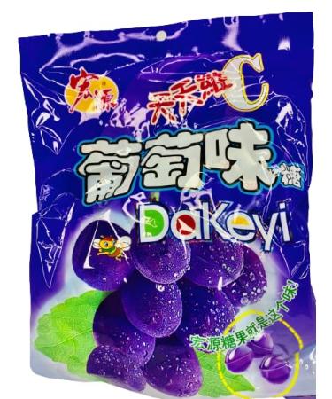 RDCZ Bundle of 3 Hongyuan Dakeyi Grapes Pack Flavoured Hard Candy (350g) per 1 Pack