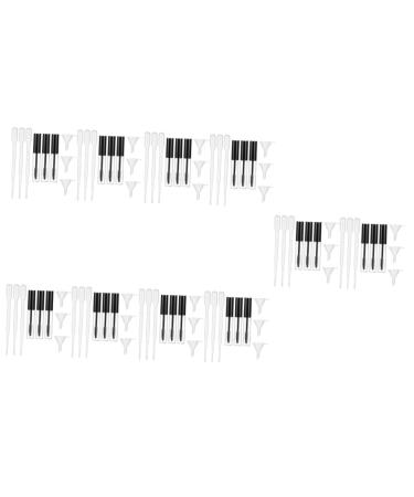 Didiseaon 10 Sets Mascara Tube Plastic Bottles with Glass Straw Clear Mascara for Eyelashes Travel Liquid Vial