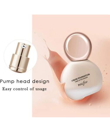 Allbestaye Liquid Foundation Concealer Cream Matte Long Lasting Waterproof Makeup Base - Buy Online on GoSupps.com