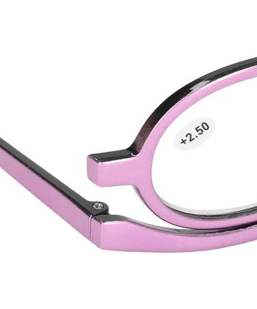 Magnifying Eye Make Up Glasses Cosmetic Eye Glasses with Case Flip Down Cosmetic Reading Glasses Spectacles for Women (+2.50) - Buy Online on GoSupps.com