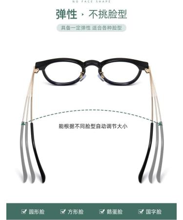 Buy SERONI Metal Temples Round TR90 Blue Light Blocking Glasses - Anti UV Ray Computer Reading Glasses for Men & Women - 47mm Stylish Frames - Buy Online on GoSupps.com