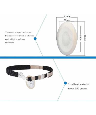 Adjustable Hernia Belts for Men & Women | Bilateral Support Brace for Double Inguinal & Sports Hernia - Breathable & Removable Medium Size - Buy Online on GoSupps.com