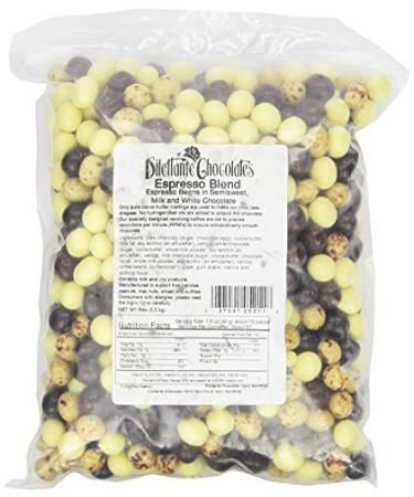 Dilettante 5lb Bag Chocolate Espresso Bean Blend: White, Milk & Dark Chocolate - Buy Online on GoSupps.com