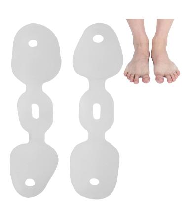 Silicone Toe Separator 1 Pair for Toe Straightening and Bunion Relief - Toe Correction Pads for Yoga and Correct Toes - Hammer Toe Corrector for Women and Men - Buy Online on GoSupps.com