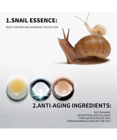 ROUSE Snail Extract Collagen Under Eye Patches - Hyaluronic Acid Anti-Aging Mask for Dark Circles & Eye Bags - 60pcs Blue - Buy Online on GoSupps.com