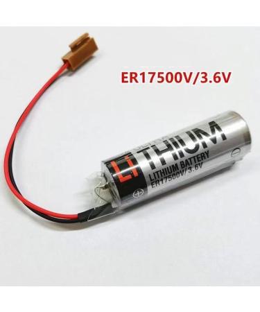 Buy 15 Pack 3.6V ER17500V Battery - 2700mAh PLC CNC Backup Battery with Brown Plug | International Shipping Available - Buy Online on GoSupps.com