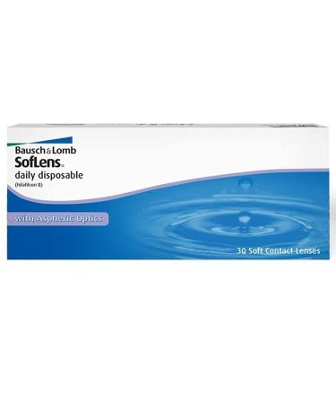 Bausch + Lomb Soflens Daily Daily daily lenses spherical contact lenses soft 30 pieces BC 8.6 mm / dia 14.2 / 0.5 Dioptria 8.6 millimeters 14.2 millimeter 30