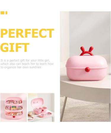 Girls Kid 3-Layer Jewelry & Hair Accessories Organizer Case - Buy Online on GoSupps.com