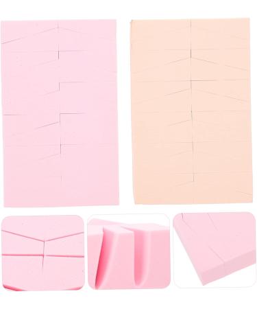 STOBAZA 2 Sets Triangle Puff Blending Sponge Round Puff Makeup Puff Blending Applicator Puff Cosmetic Puff Beauty Makeup Sponge Loose Powder Puff Wedge Shape Hydrophilic Polyurethane - Buy Online on GoSupps.com