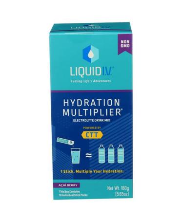 Liquid IV Acai Berry Hydration Multiplier Electrolyte Drink Mix 5.65 OZ