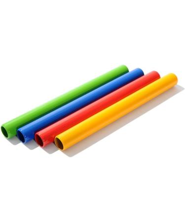 BESPORTBLE 4Pcs Aluminium Alloy Relay Batons - Racing Competition Accessories for Outdoor Games - Buy Online on GoSupps.com
