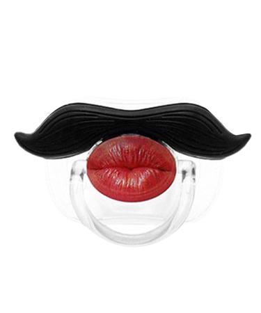 Vincent Bart Schnuller Orthodontic Mustache Pacifier for Toddlers | Soft Silicone Baby Pacifier - Safe & Unisex - Buy Online on GoSupps.com