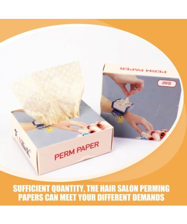 Healeved 200pcs Salon Hair Perms Paper Sheets Hair Perm Papers Barber Hairdressing Perm Papers Hair Salon Perming Papers - Buy Online on GoSupps.com