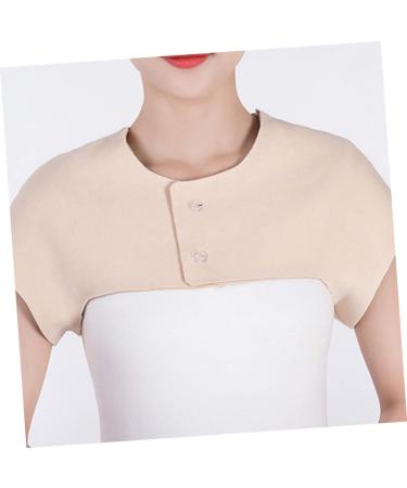 Buy Mobestech Shoulder Shawl Heating Pad for Women | Winter Support Brace & Elasticity Warmer - 45X29CM Beige - Buy Online on GoSupps.com