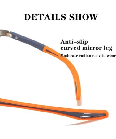 Moluci Multifocus Reading Glasses for Men & Women - Blue Light Blocking Anti-Eye Strain Spring Hinge +200 Clear Lenses - Buy Online on GoSupps.com
