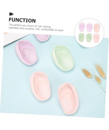 Beavorty 3 Pairs Ear Covers - Soft Ear Protectors for Hair Coloring Bathing & Shower - Durable Ear Covers for Salon Use - Buy Online on GoSupps.com