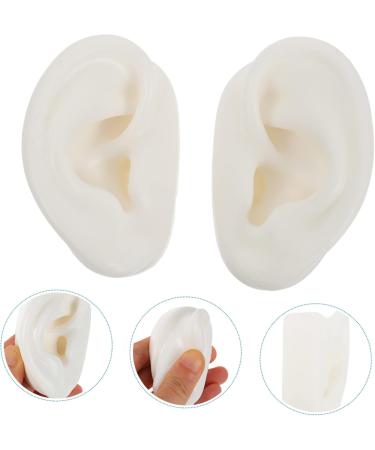 3 Pairs Artificial Ear Models for Studs | Silicone Fake Ears for Display & Ear Mold - Buy Online on GoSupps.com